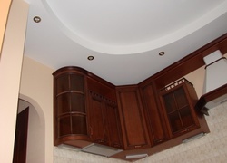 Объёмный потолок на кухне. СПб, Гражданский пр-т